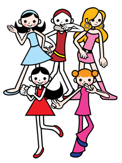 女の子