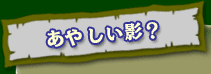 あやしい影?
