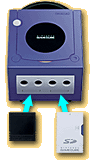メモリーカードとSDメモリーカードをそれぞれ差し込もう